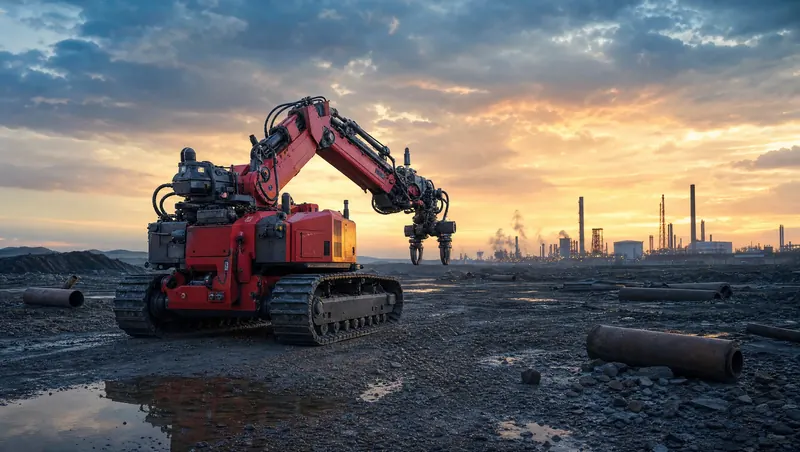 Manipulator robot at an emergency response site
